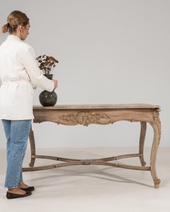 19th Century Louis XIV Oak Dining Table, French Antique Design