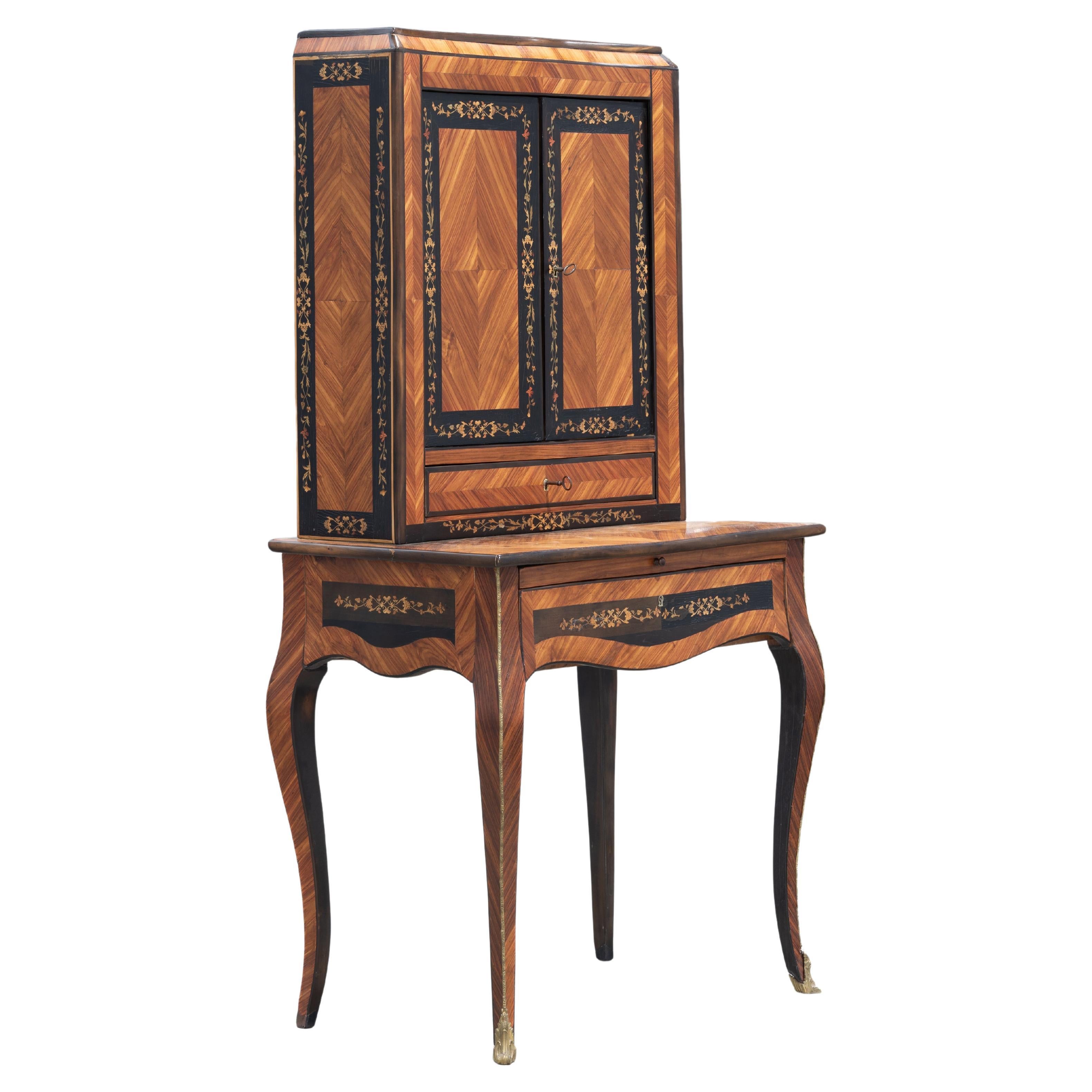 Marquetry Case Pieces and Storage Cabinets