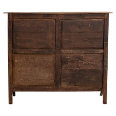 Buffet Louis XV du XIXe siècle en chêne vieilli foncé, style rustique français