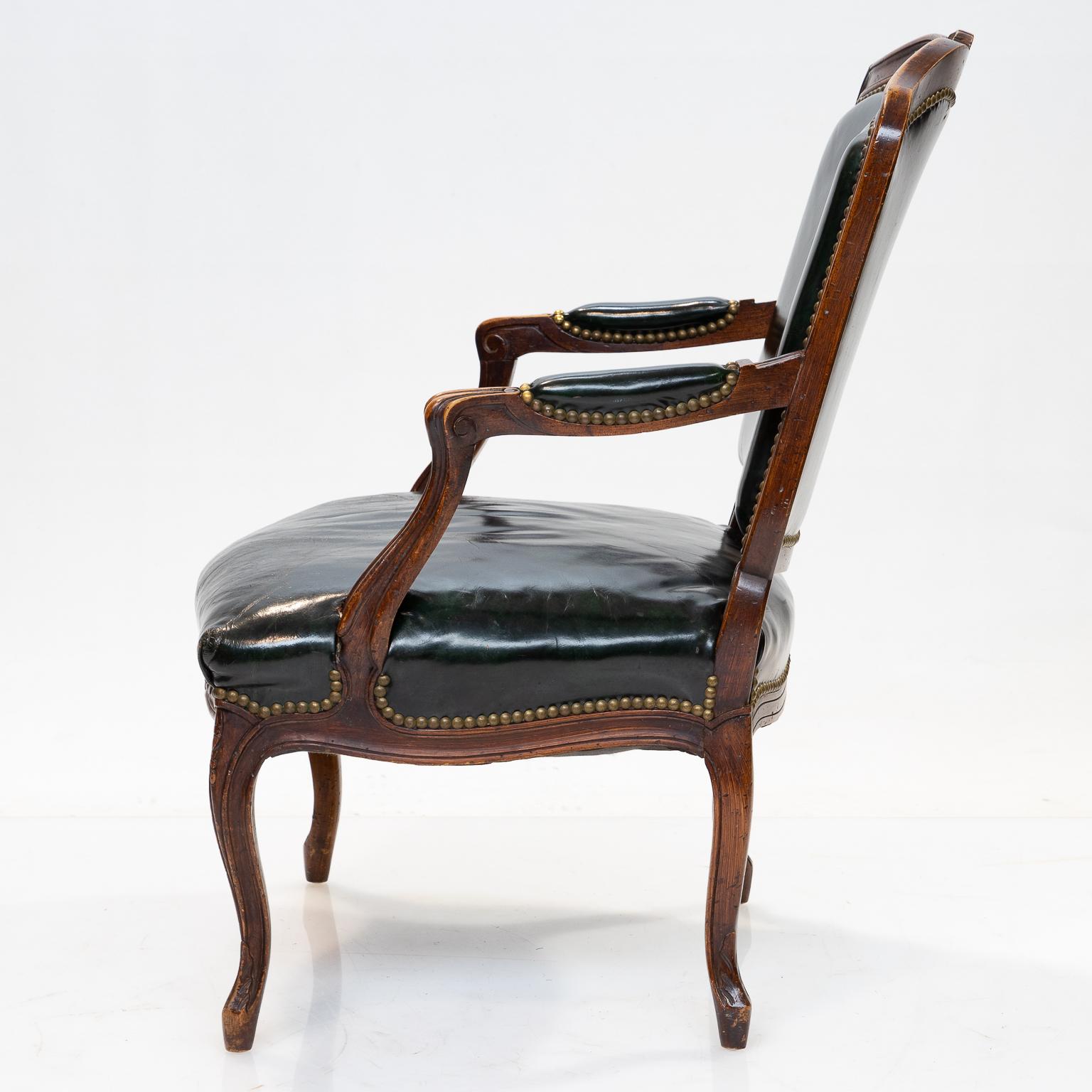French 19th Century Louis XV Cabriolet Armchair