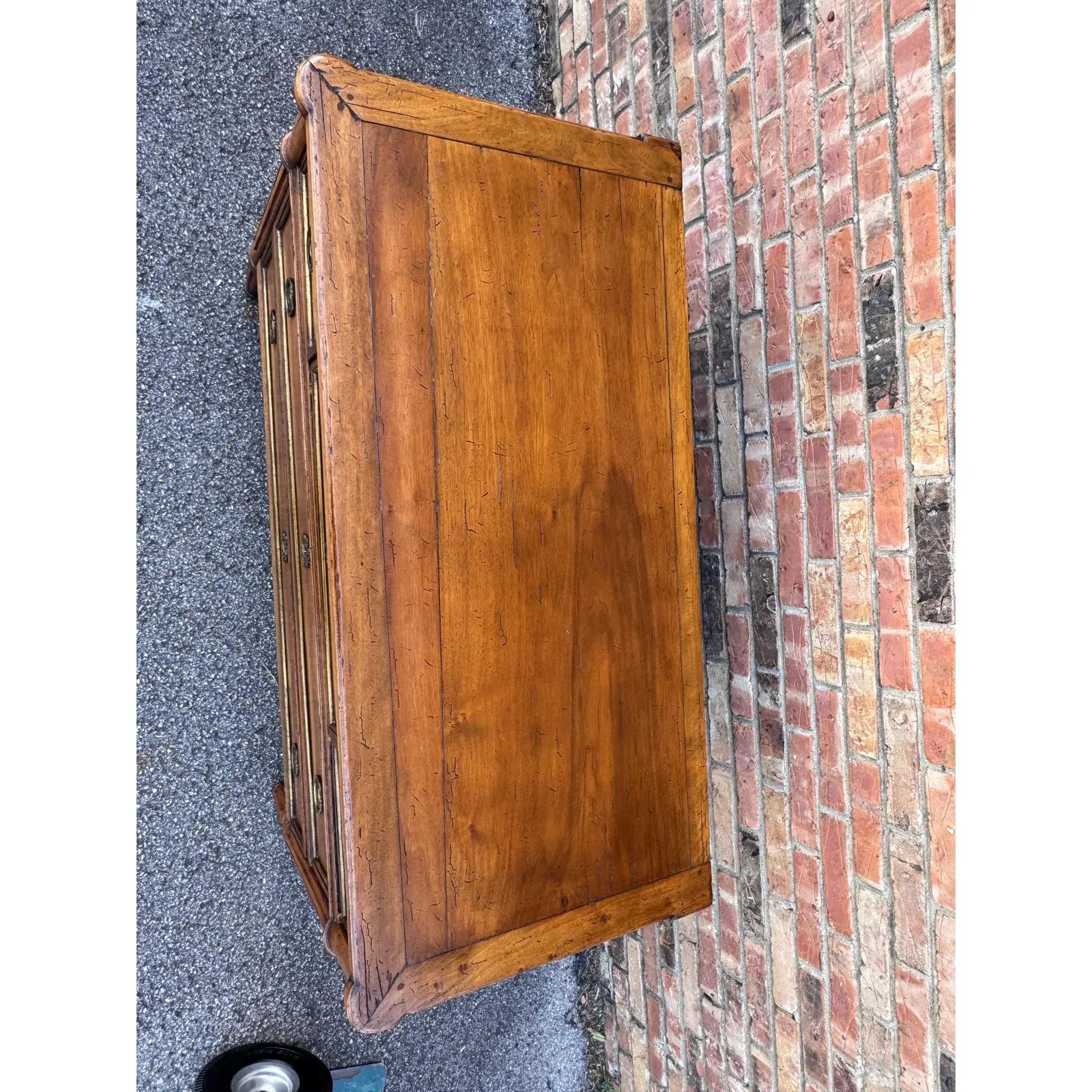Wood 19th Century Louis XV Chest of Drawers For Sale
