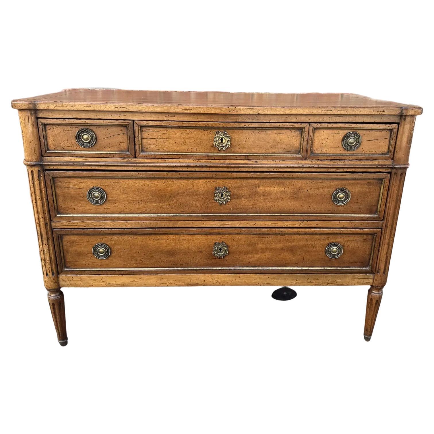 19th Century Louis XV Chest of Drawers For Sale
