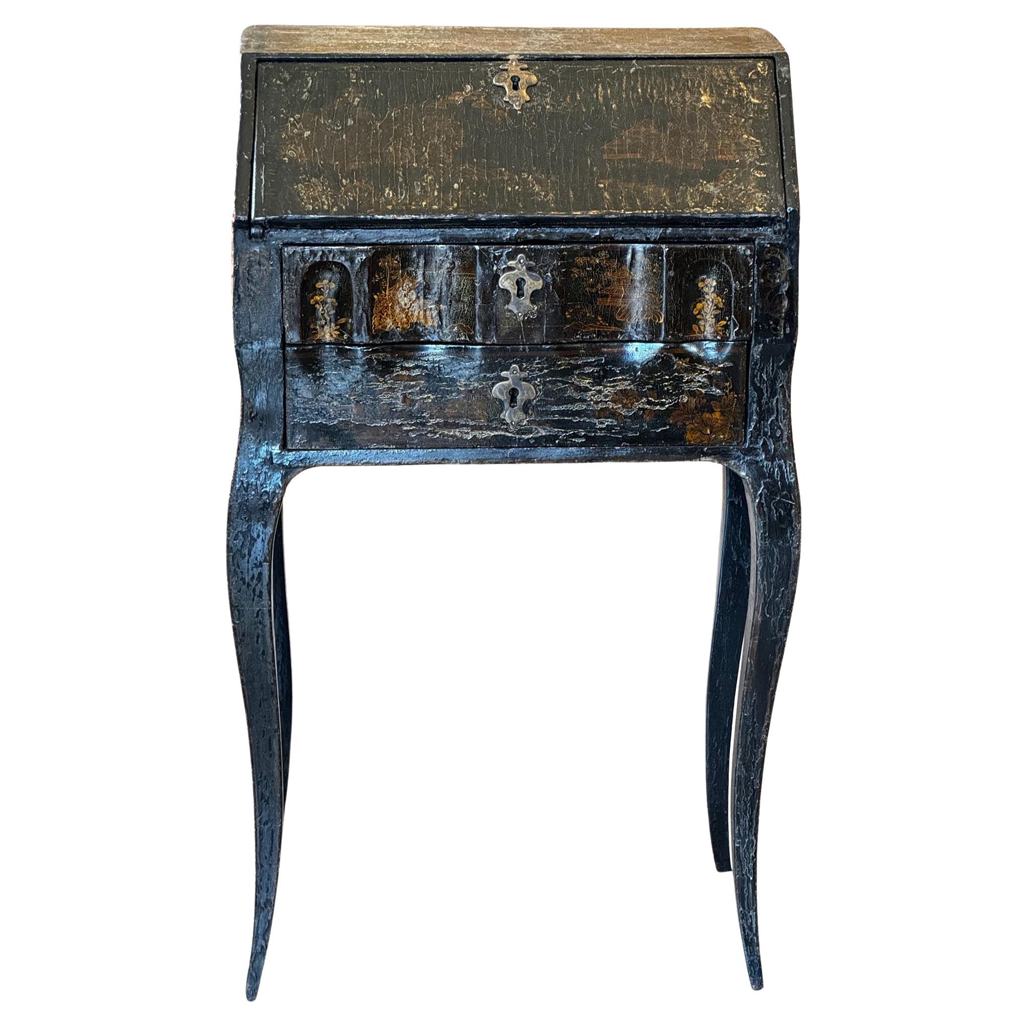 Chinoiserie-Schreibtisch aus dem 19. Jahrhundert Louis XV