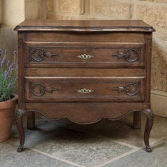 19th Century Louis XV Country French Oak Commode