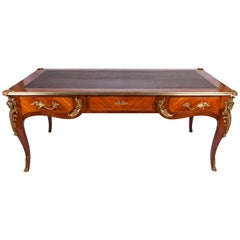 Antique 19th Century Louis XV French Bureau Plat
