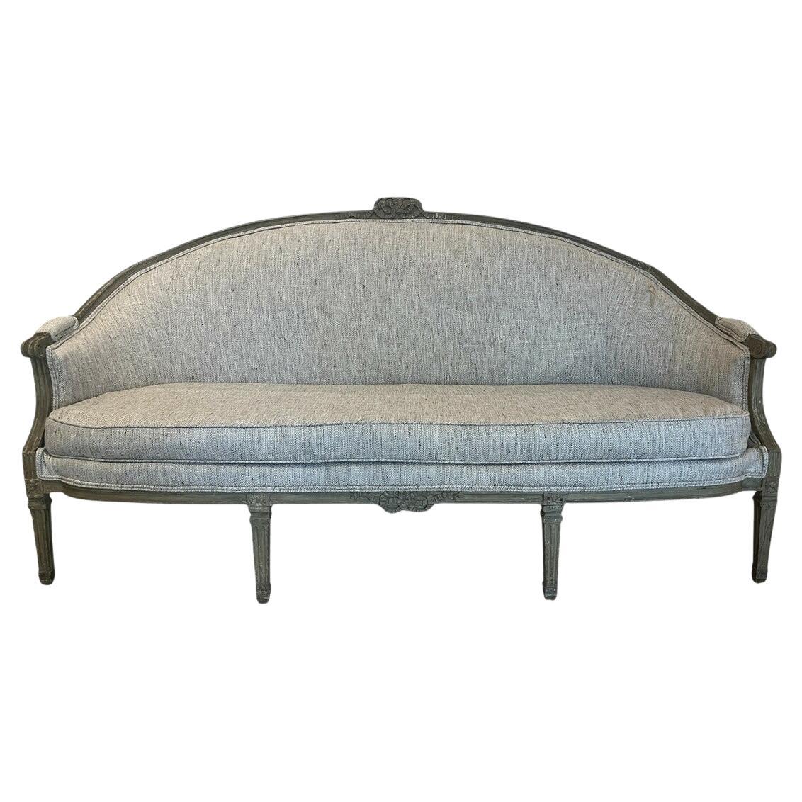 Französisches Sofa Louis XV aus dem 19.