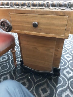 19th Century Louis XV Hardwood Desk with Hidden Drawers