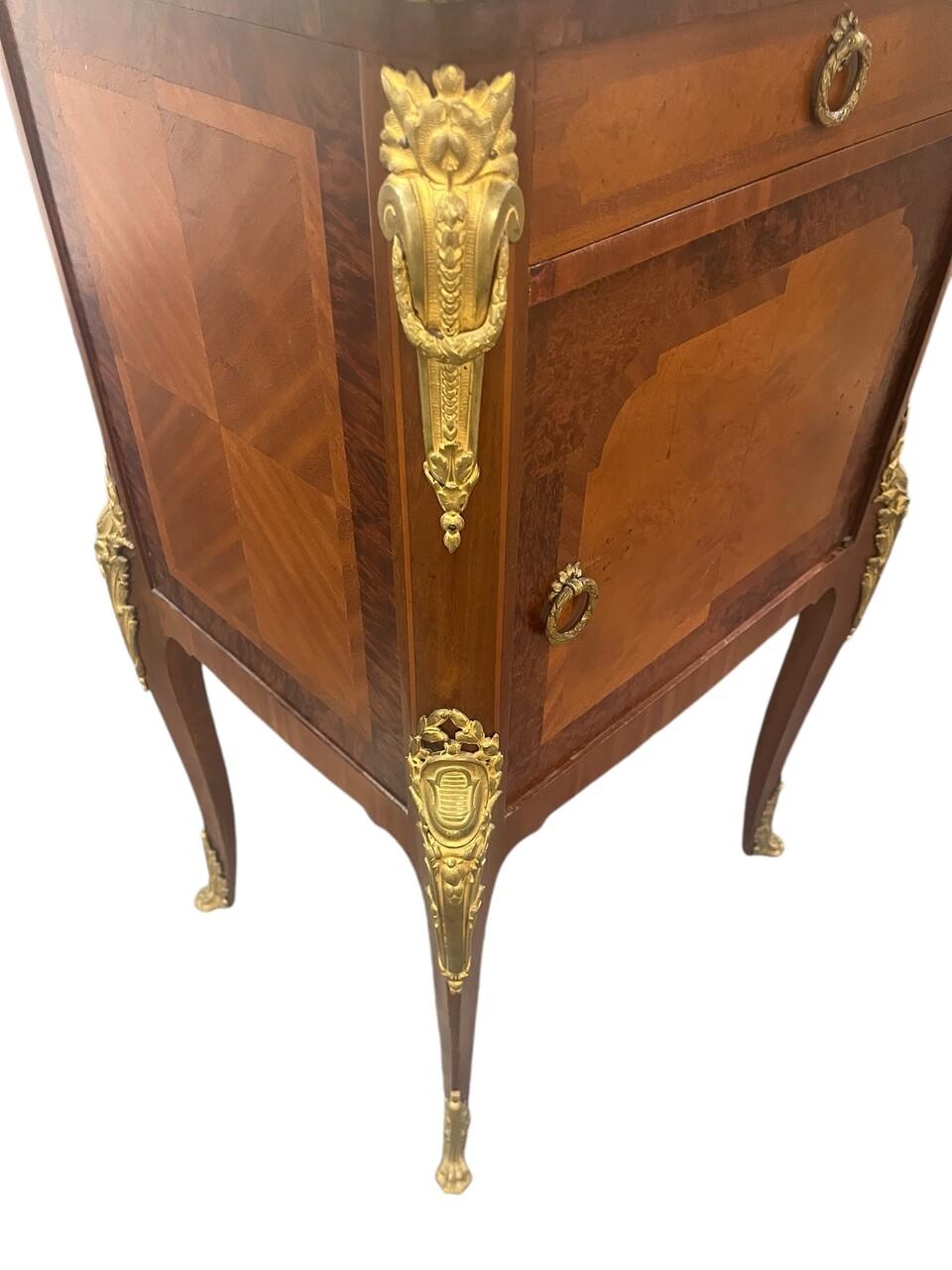 19th Century Louis XV Side Table Nightstand For Sale 4