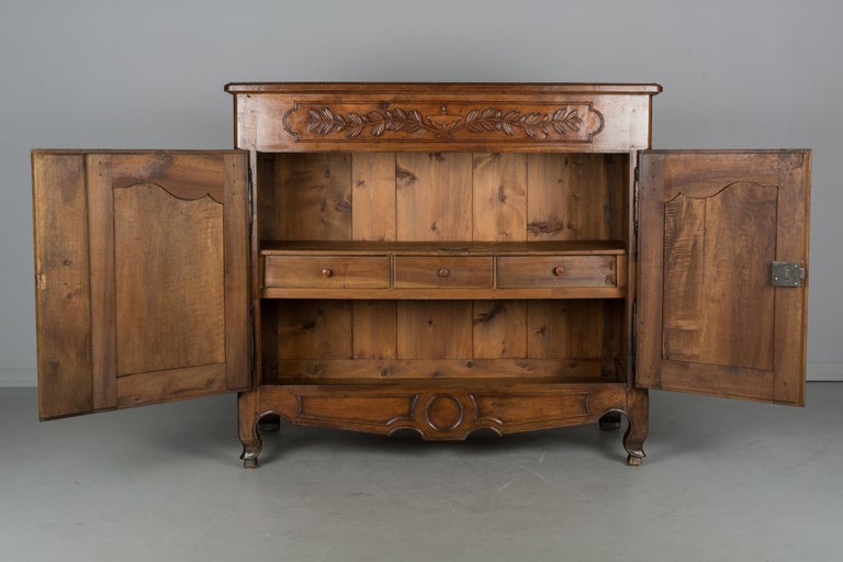 Hand-Carved 19th Century Louis XV Style Buffet or Sideboard For Sale