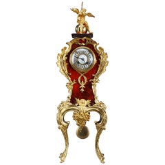 pendule de style Louis XV du 19ème siècle Allégorie du temps
