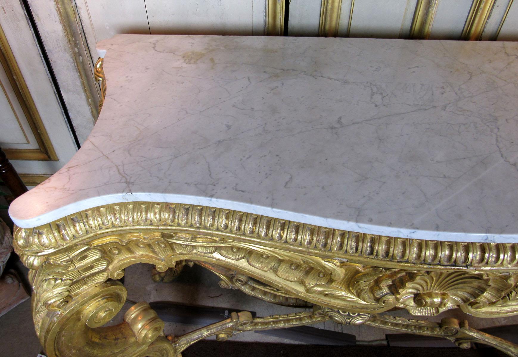 French 19th Century Louis XV Style Console For Sale