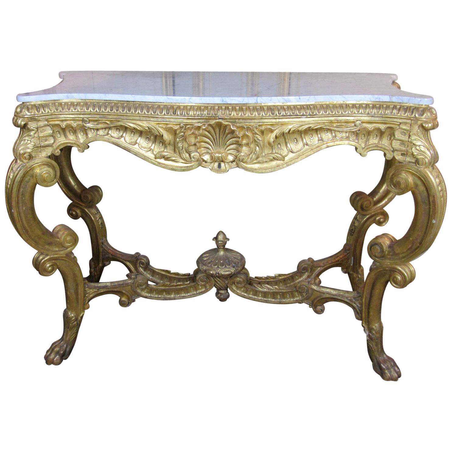 19th Century Louis XV Style Console For Sale