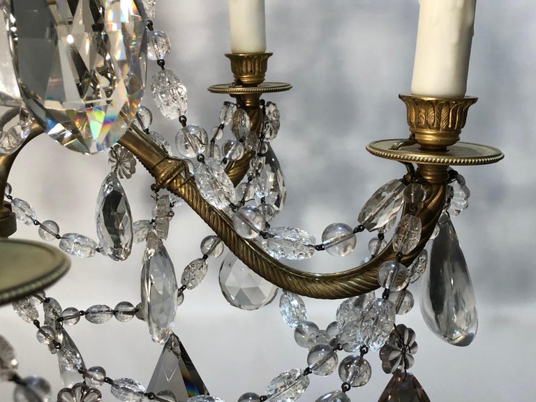 19th Century Louis XV Style Crystal and Gilt Bronze Chandelier For Sale ...