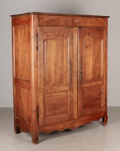 19th Century Louis XV Style French Armoire or Wardrobe