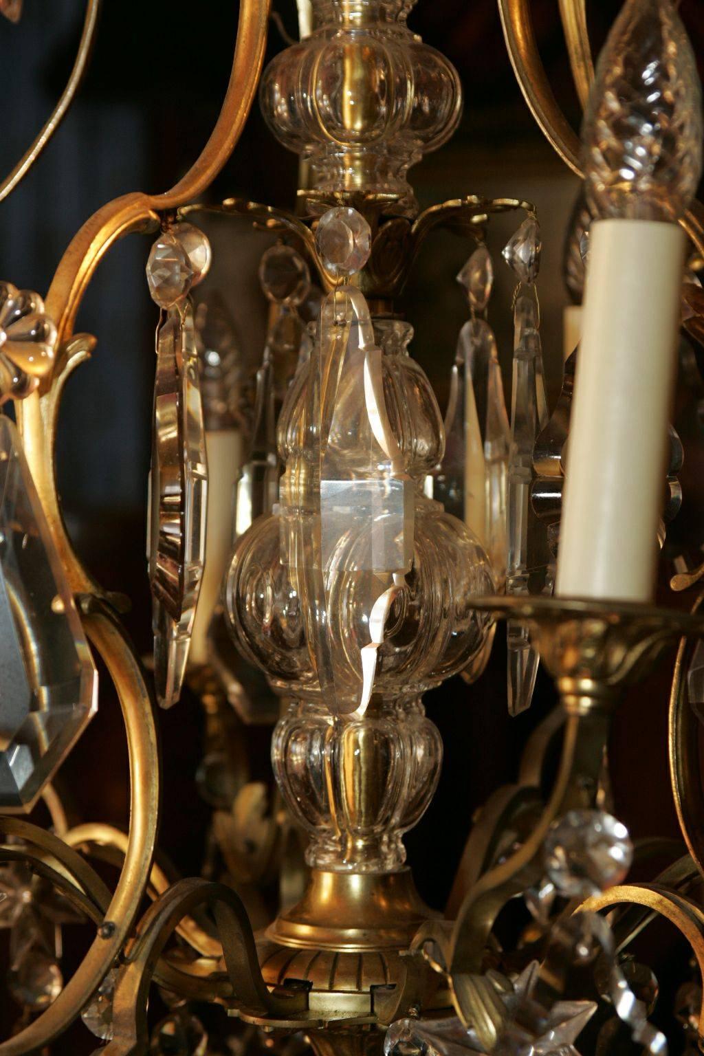 19th Century Louis XV Style French Chandelier For Sale 5