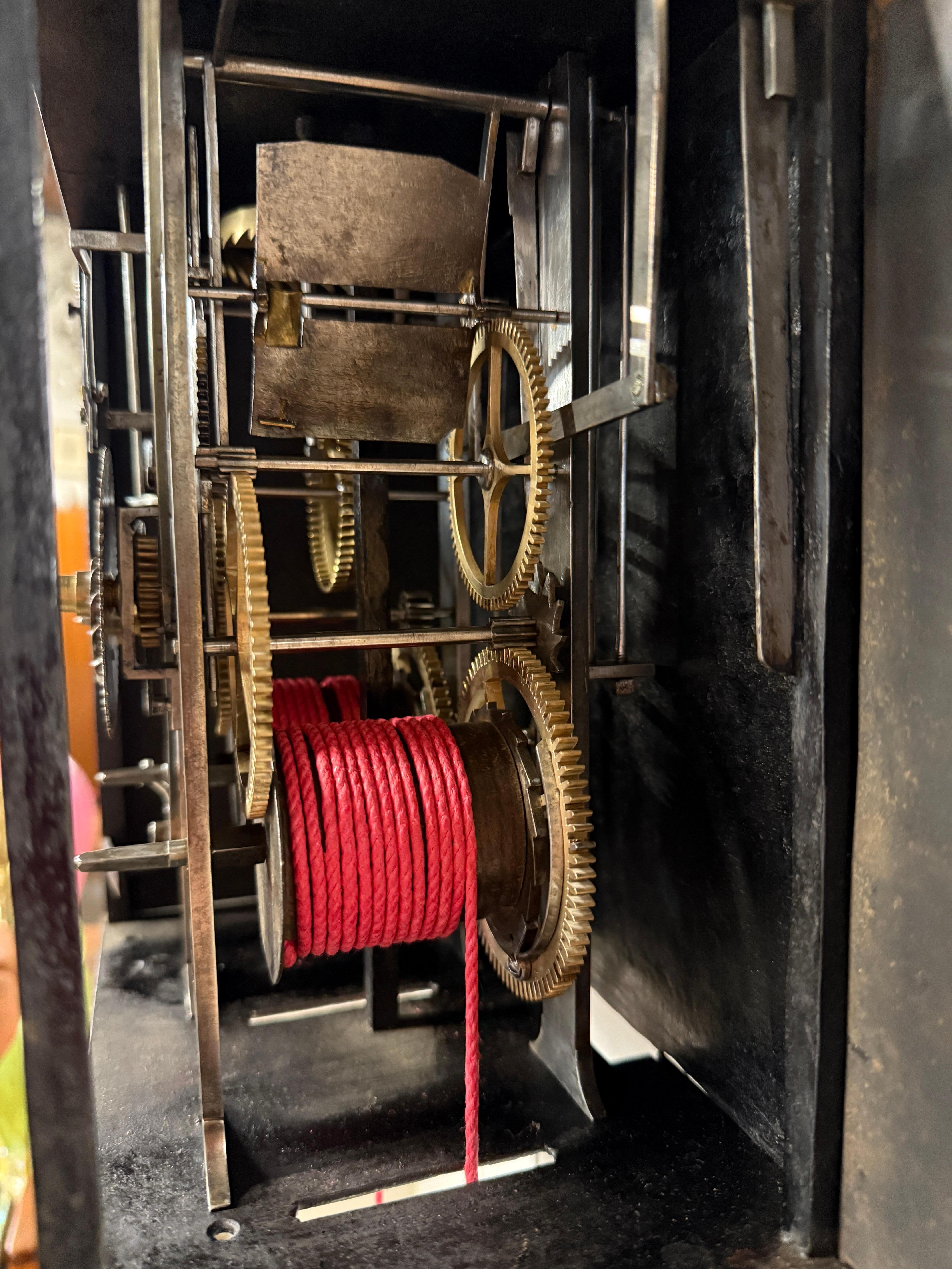 19th Century Louis XV Style French Tall Case Clock For Sale 8