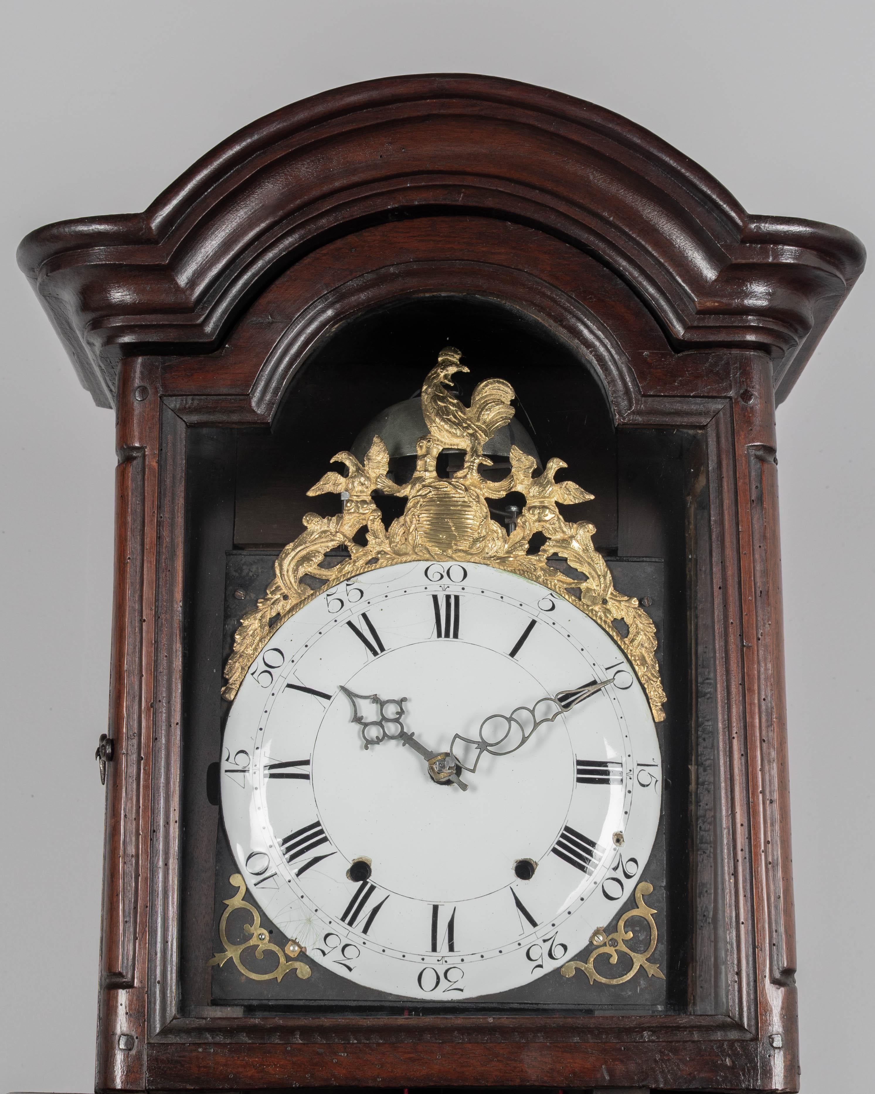 19th Century Louis XV Style French Tall Case Clock For Sale 2