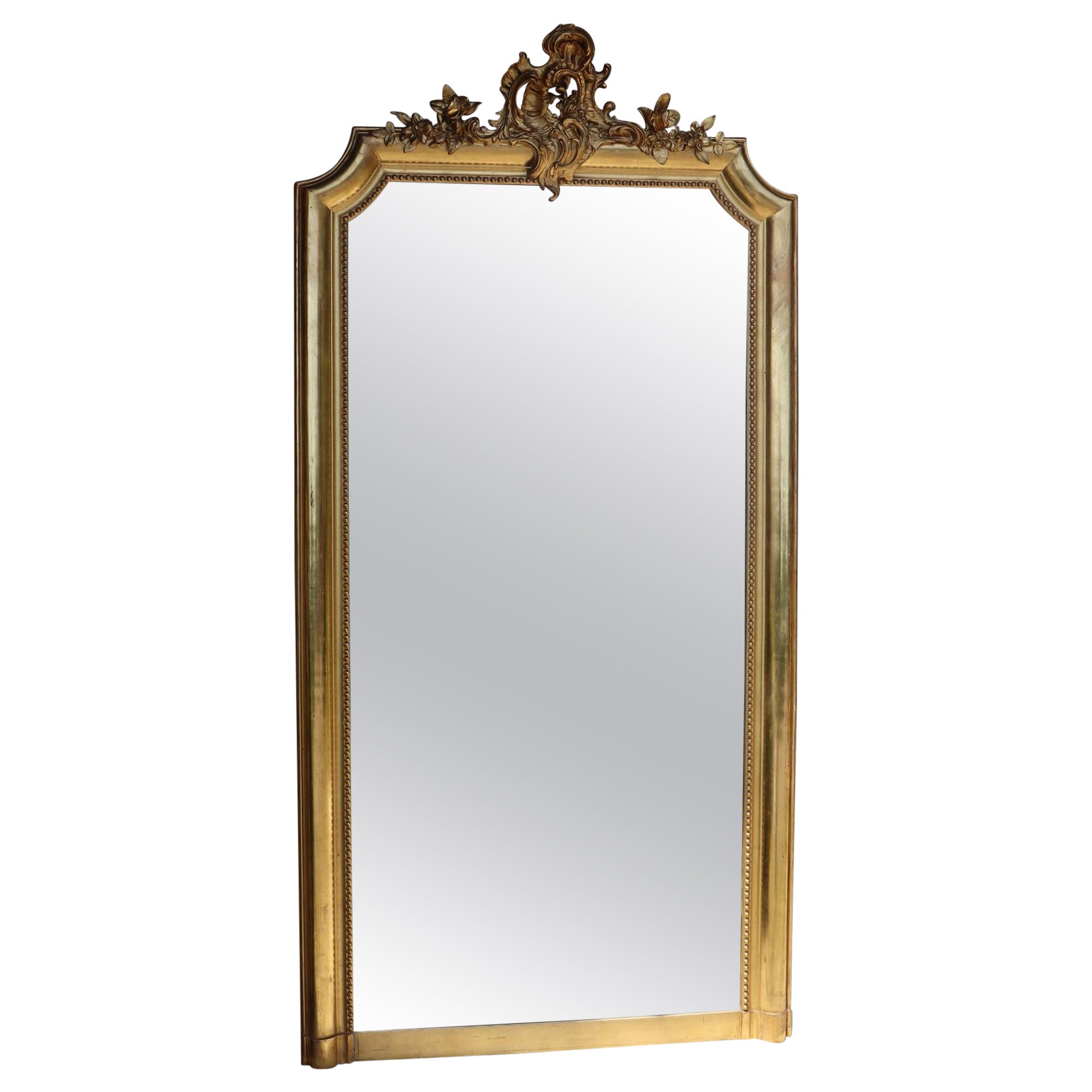 19th Century Louis XV Style Gilded Mirror