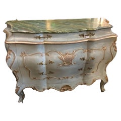 19th Century Louis XV Style Lacquered Venetian Commode