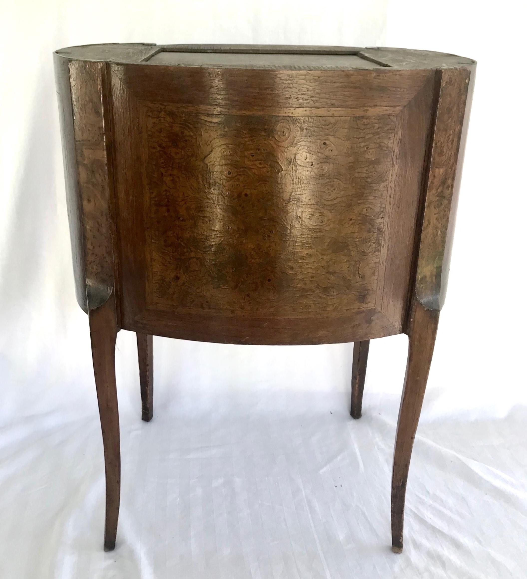 19th Century Louis XV Style Marquetry Ormolu Side Table / Nightstand 6