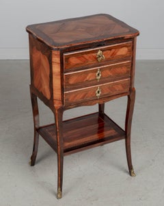 19th Century Louis XV Style Marquetry Side Table