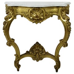 19th Century Louis XV Style Wall Console