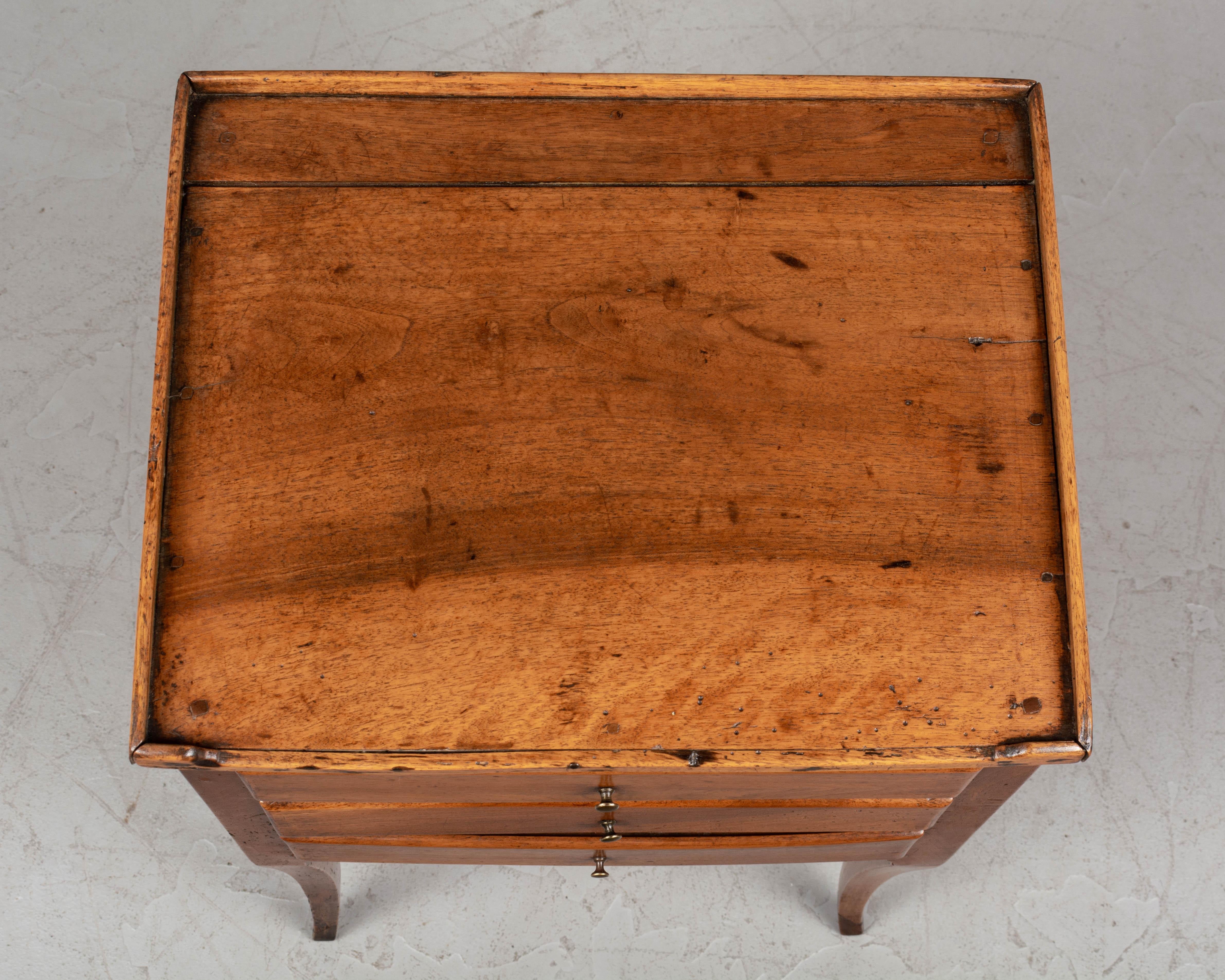 19th Century Louis XV Style Walnut Side Table 3