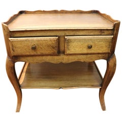 19th Century Louis XV Style Walnut Side Table or Sofa Table