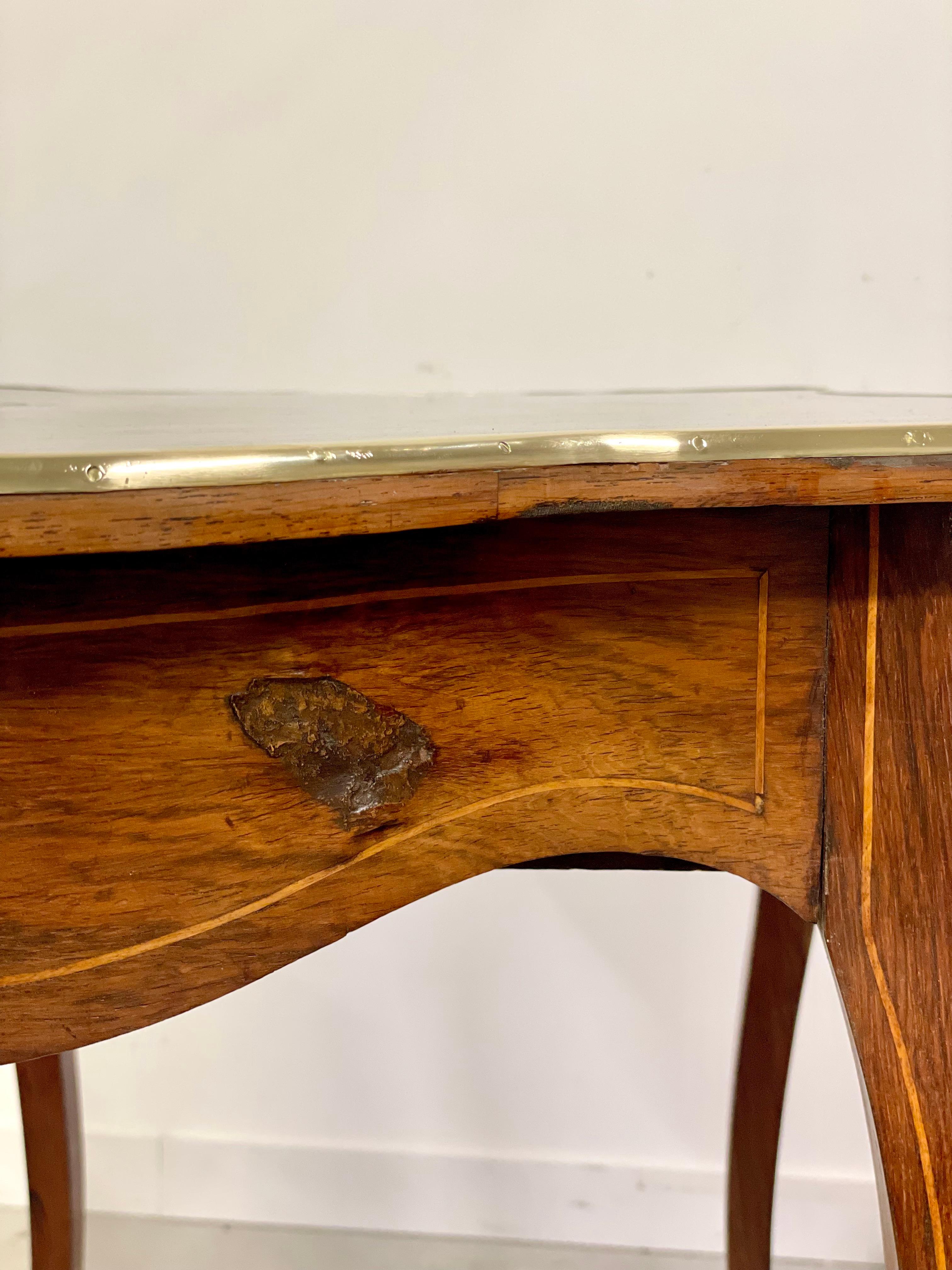 19th Century Louis XV Style Writing Desk or Center Table For Sale 5