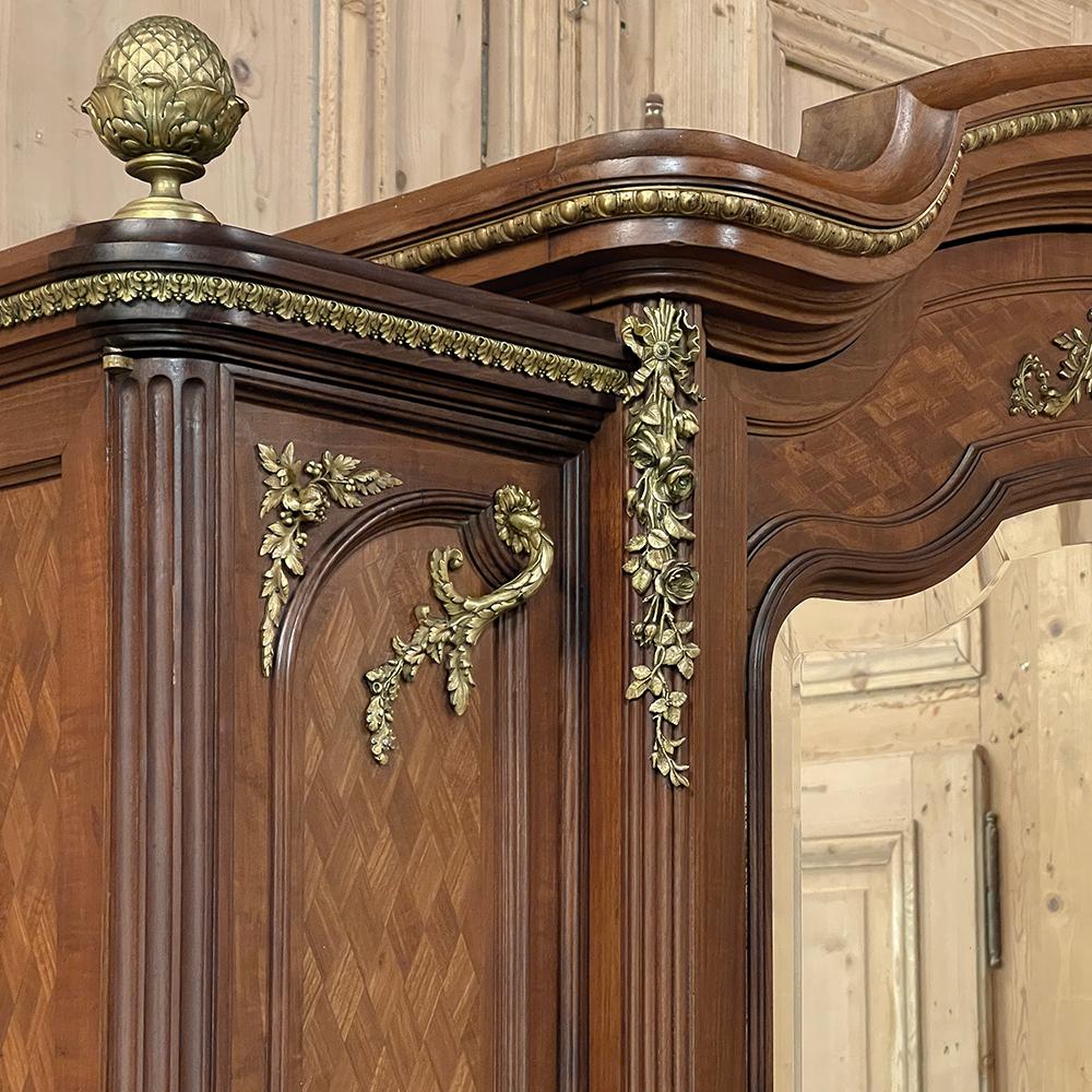 Bronzemontierter Mahagoni-Schrank im Louis-XVI-Stil des 19. Jahrhunderts von Schmit aus Paris im Angebot 6