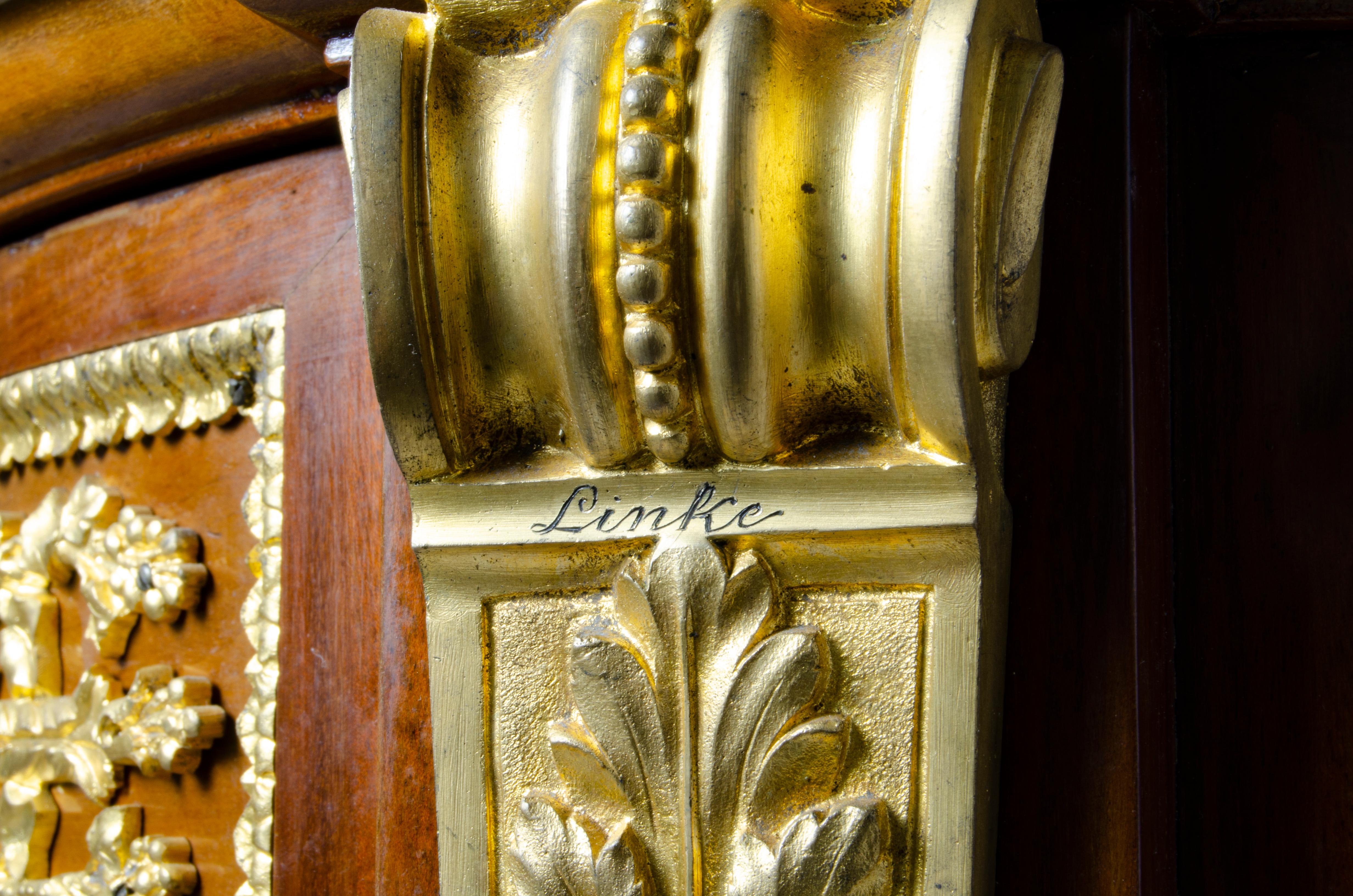Commode Luigi XVI del XIX secolo in bronzo, legno e marmo di François Linke, Francia in vendita 5