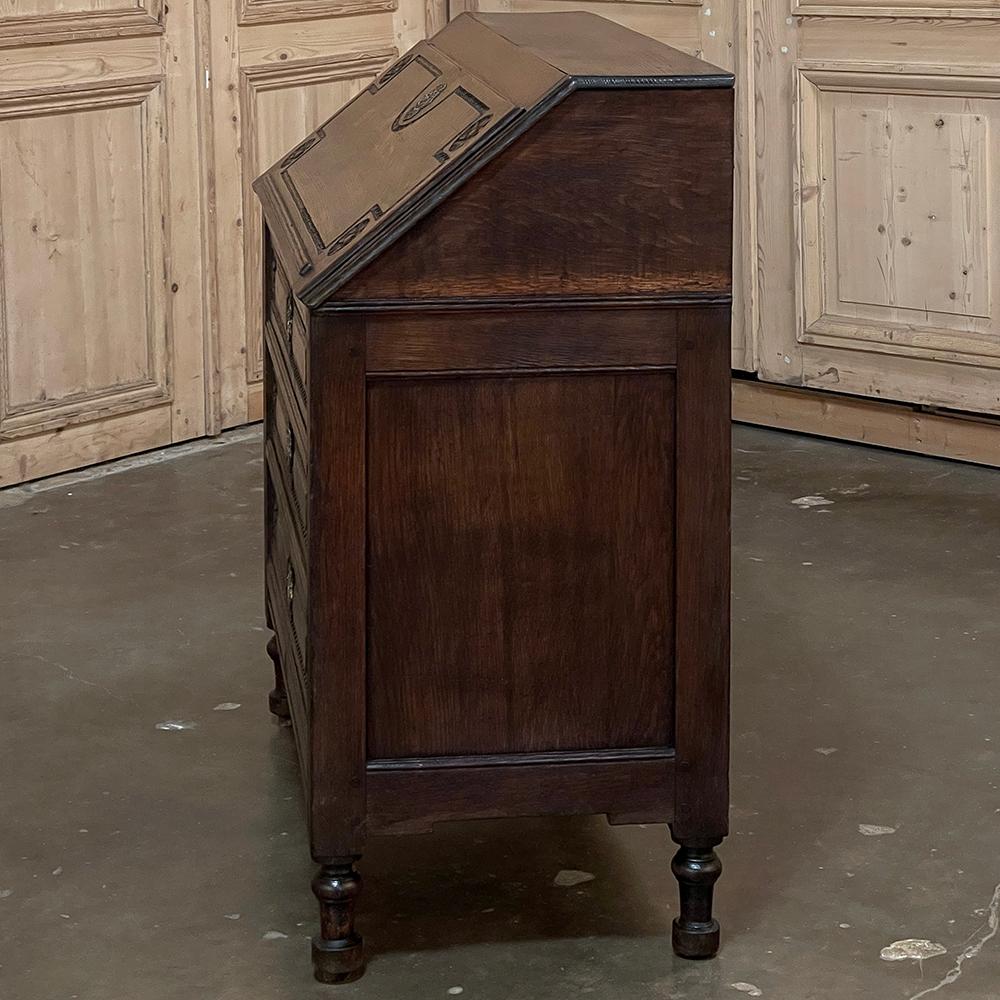 19th Century Louis XVI Country French Secretary Desk For Sale 13