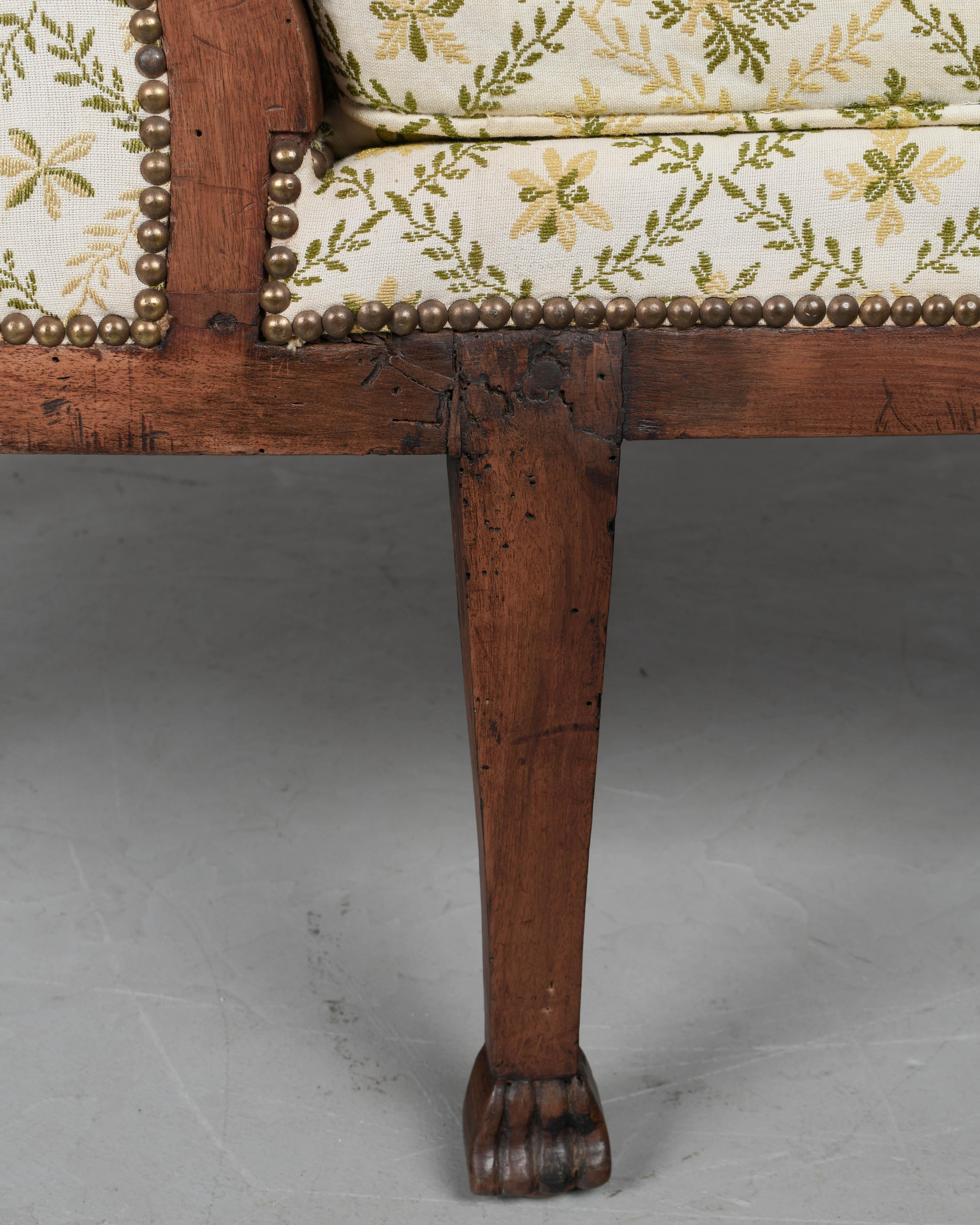 19th Century Louis XVI Duchesse en Bateau Chaise For Sale 8