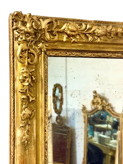 Neoclassical Giltwood Wall Mirror, France 19th Century
