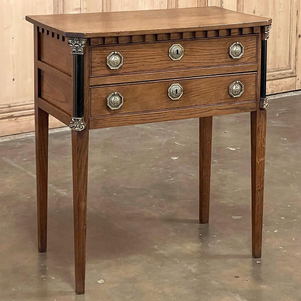French 19th Century Louis XVI Neoclassical Petite Commode For Sale