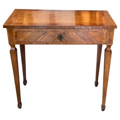 19th Century Louis XVI Olive Wood Table