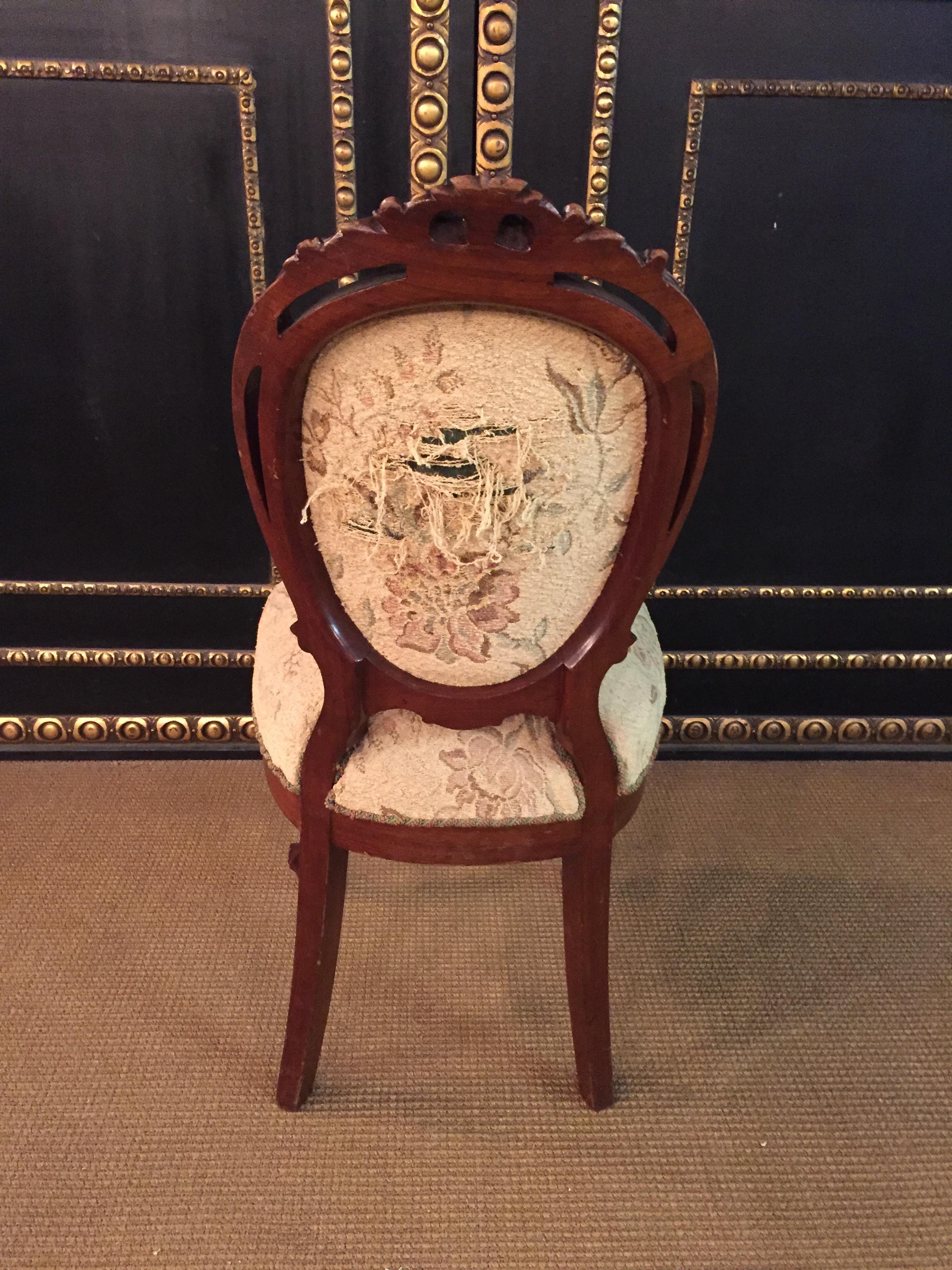 19th Century Louis XVI or Neo Rococo Style Chair 9
