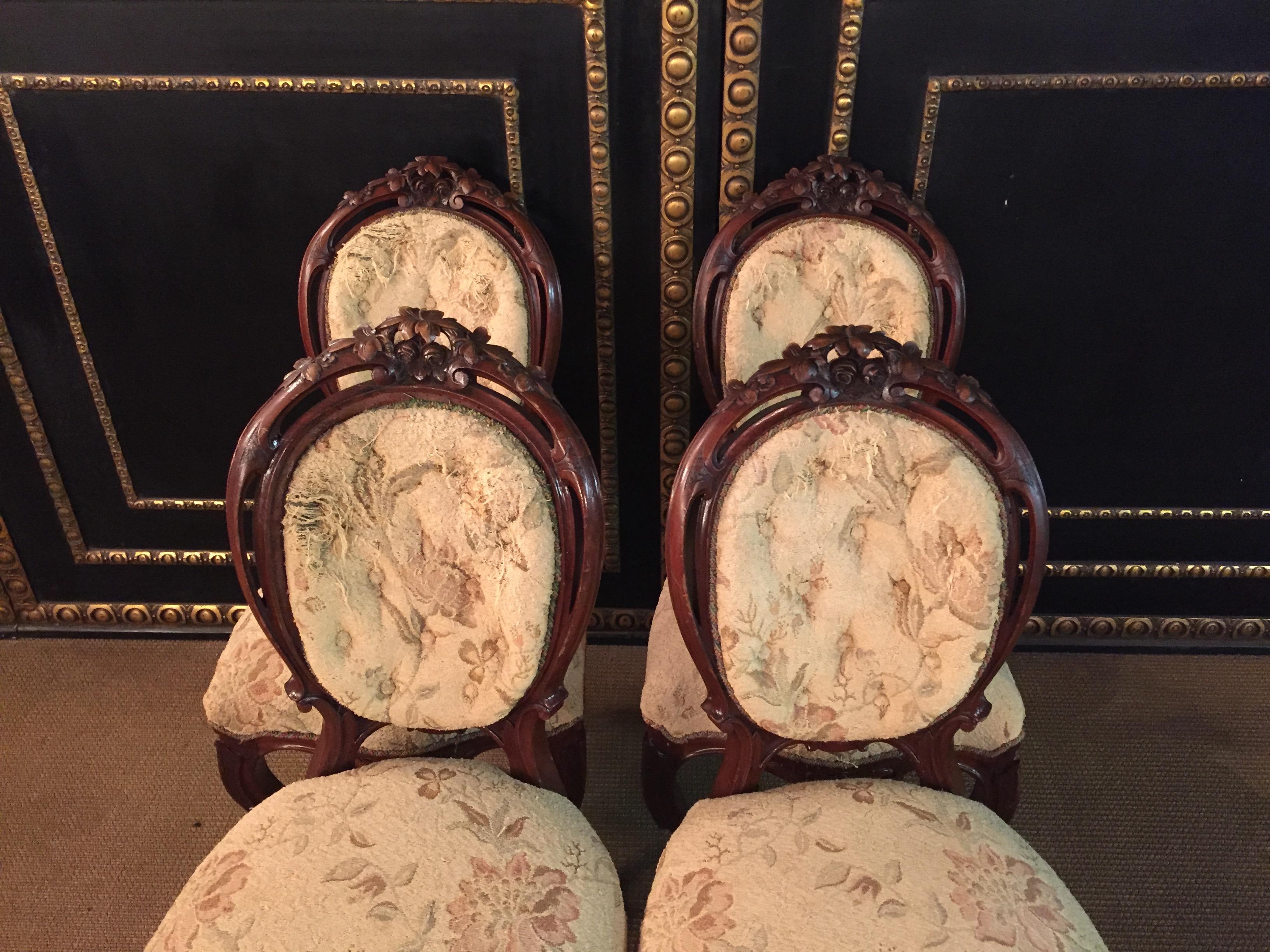 German 19th Century Louis XVI or Neo Rococo Style Chair