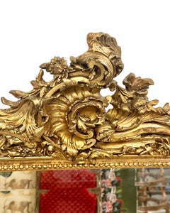 19th Century Outstanding Ornate Giltwood Mirror