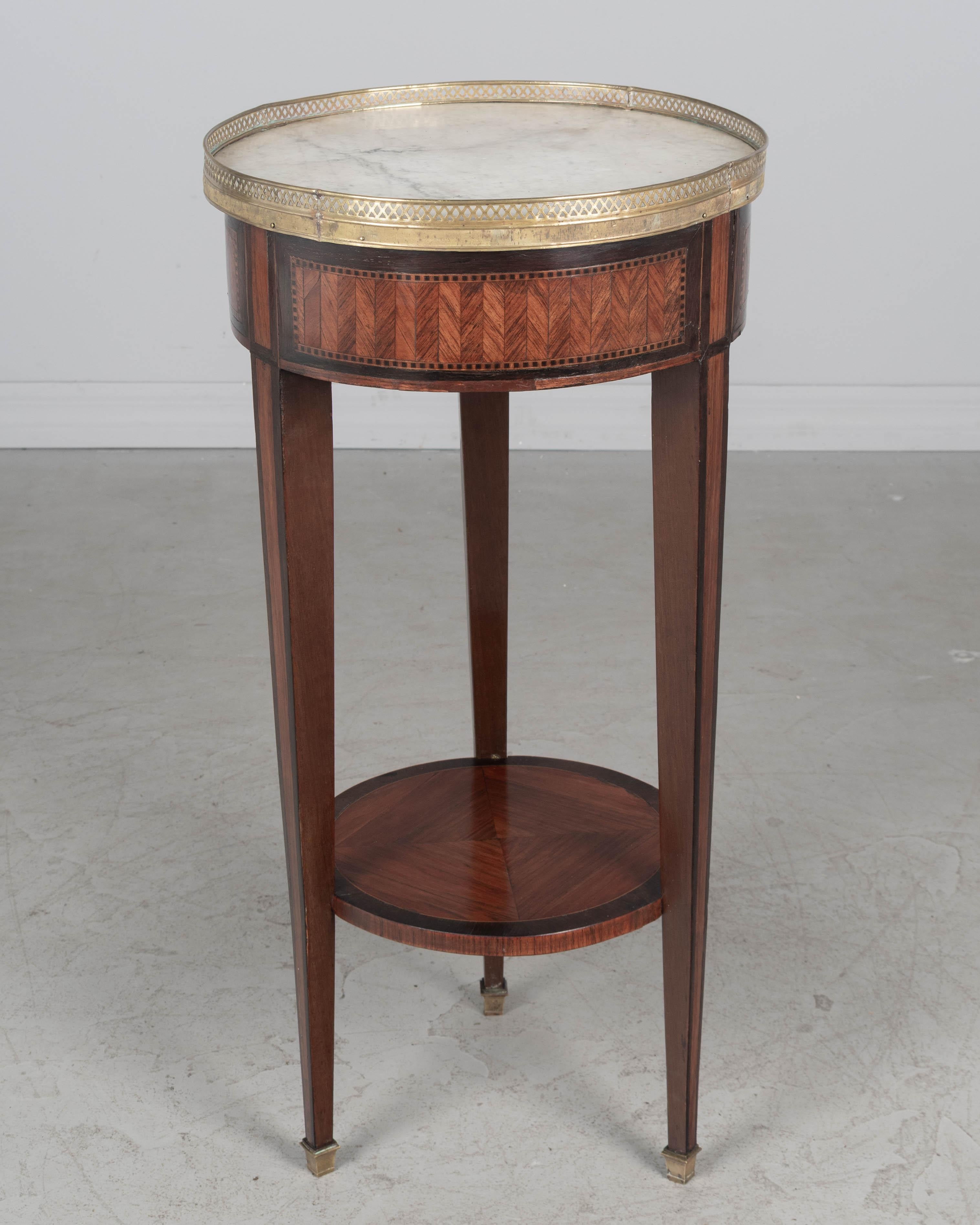19th Century Louis XVI Style Accent Table In Good Condition For Sale In Winter Park, FL