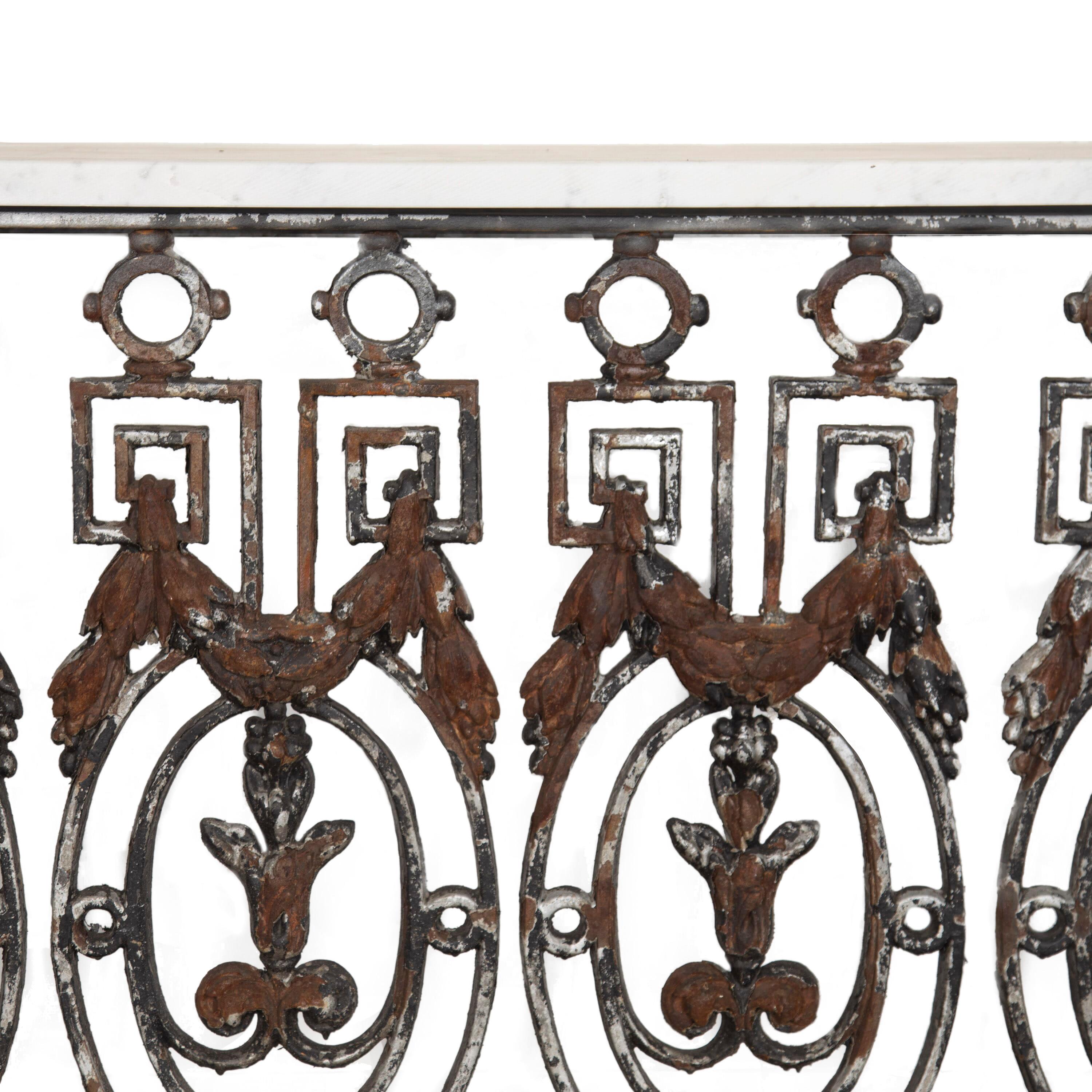 Iron 19th Century Louis XVI Style Balcony