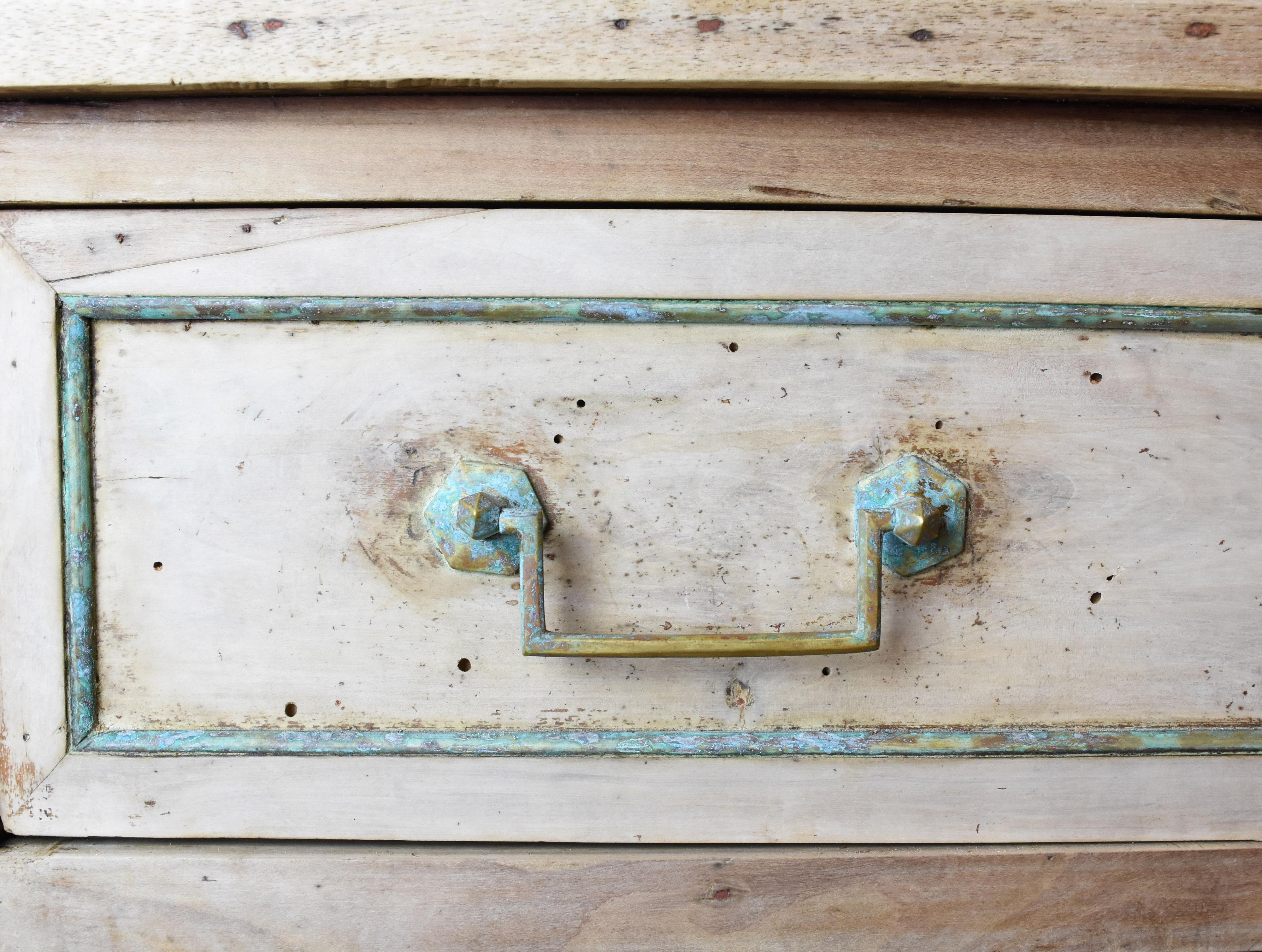 19th Century Louis XVI Style Bleached Commode 3