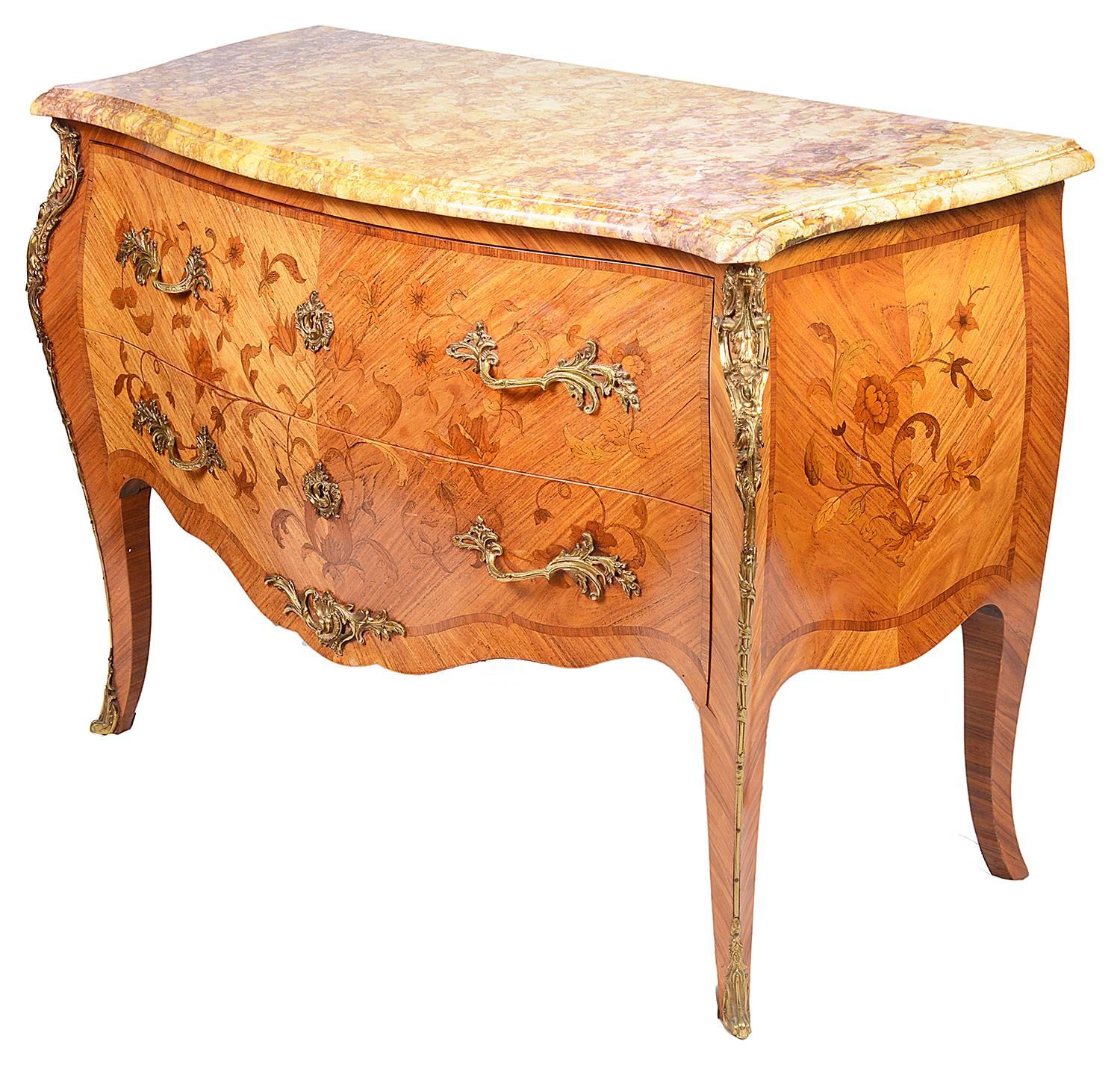 19th Century Louis XVI Style Bombe Commode For Sale