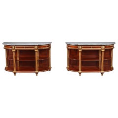 19th Century Louis XVI Style Console Tables by Andrieux, Paris
