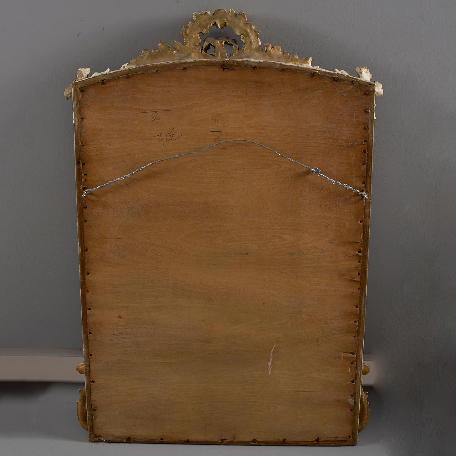 19th Century Louis XVI Style Crested Mirror 7