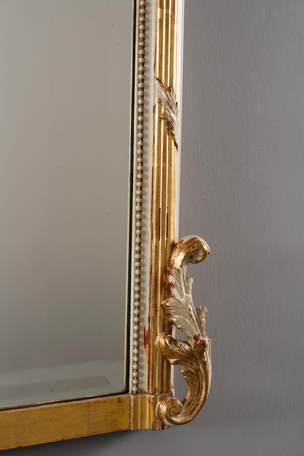 19th Century Louis XVI Style Crested Mirror 3
