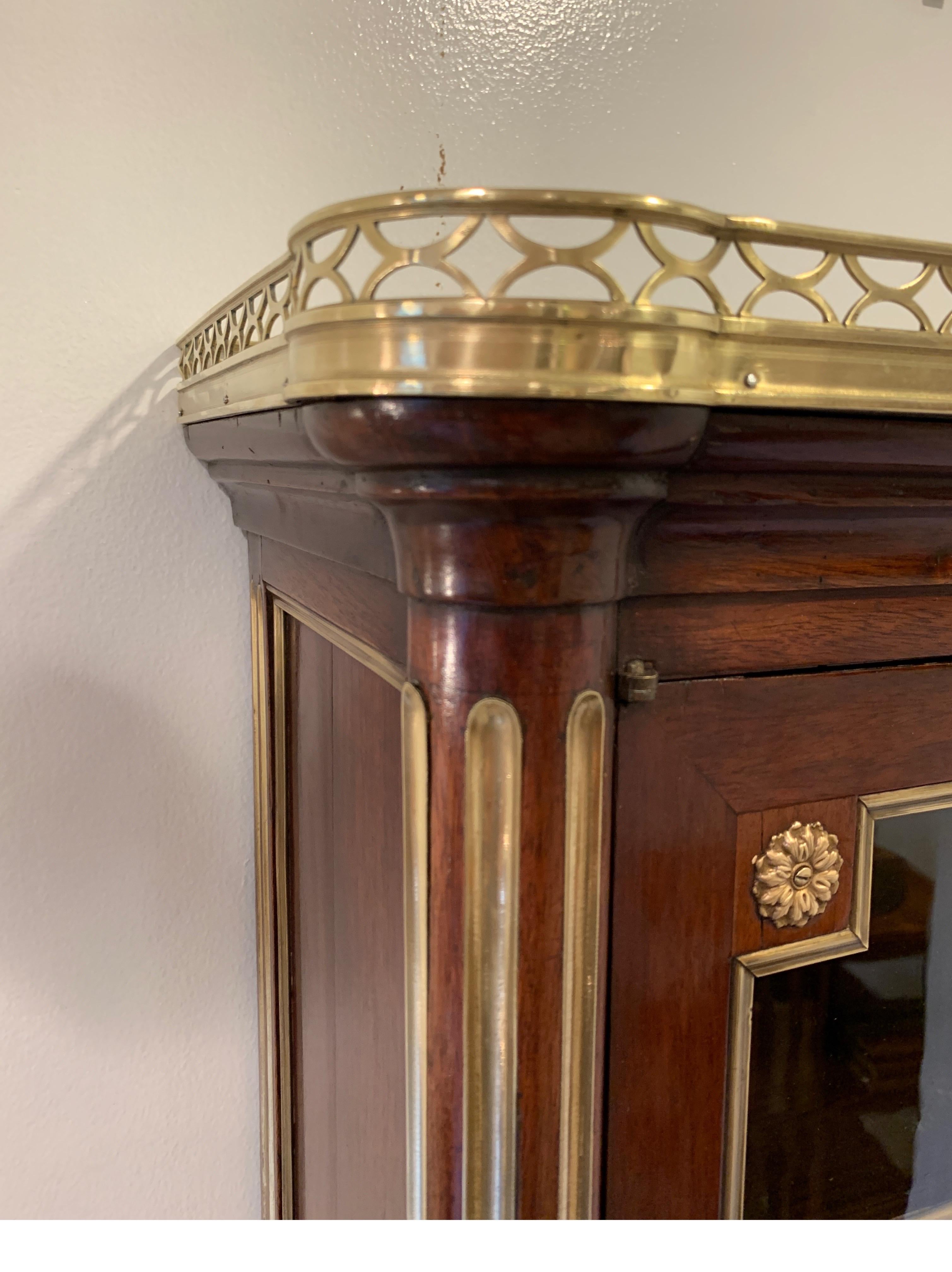 19th Century Louis XVI Style Diminutive Two Part Bookcase on Desk/Secretary 10