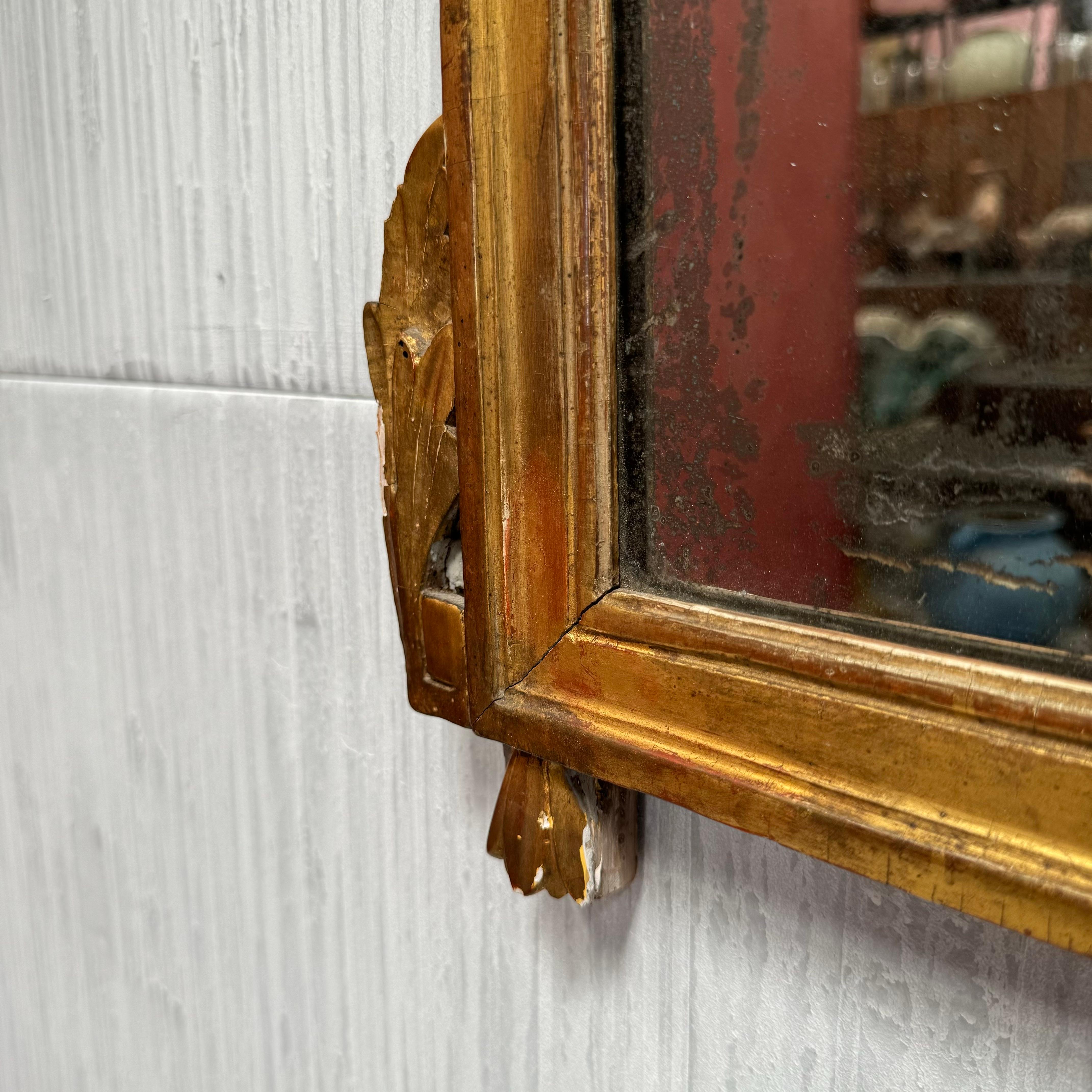 19. Jahrhundert Louis XVI Stil Französisch Giltwood Bridal Spiegel im Zustand „Gut“ im Angebot in Haywards Heath, GB
