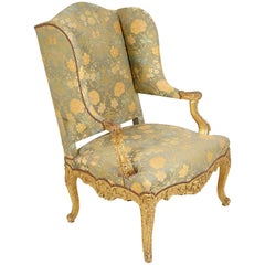 19th Century, Louis XVI Style Gilded Salon Chair