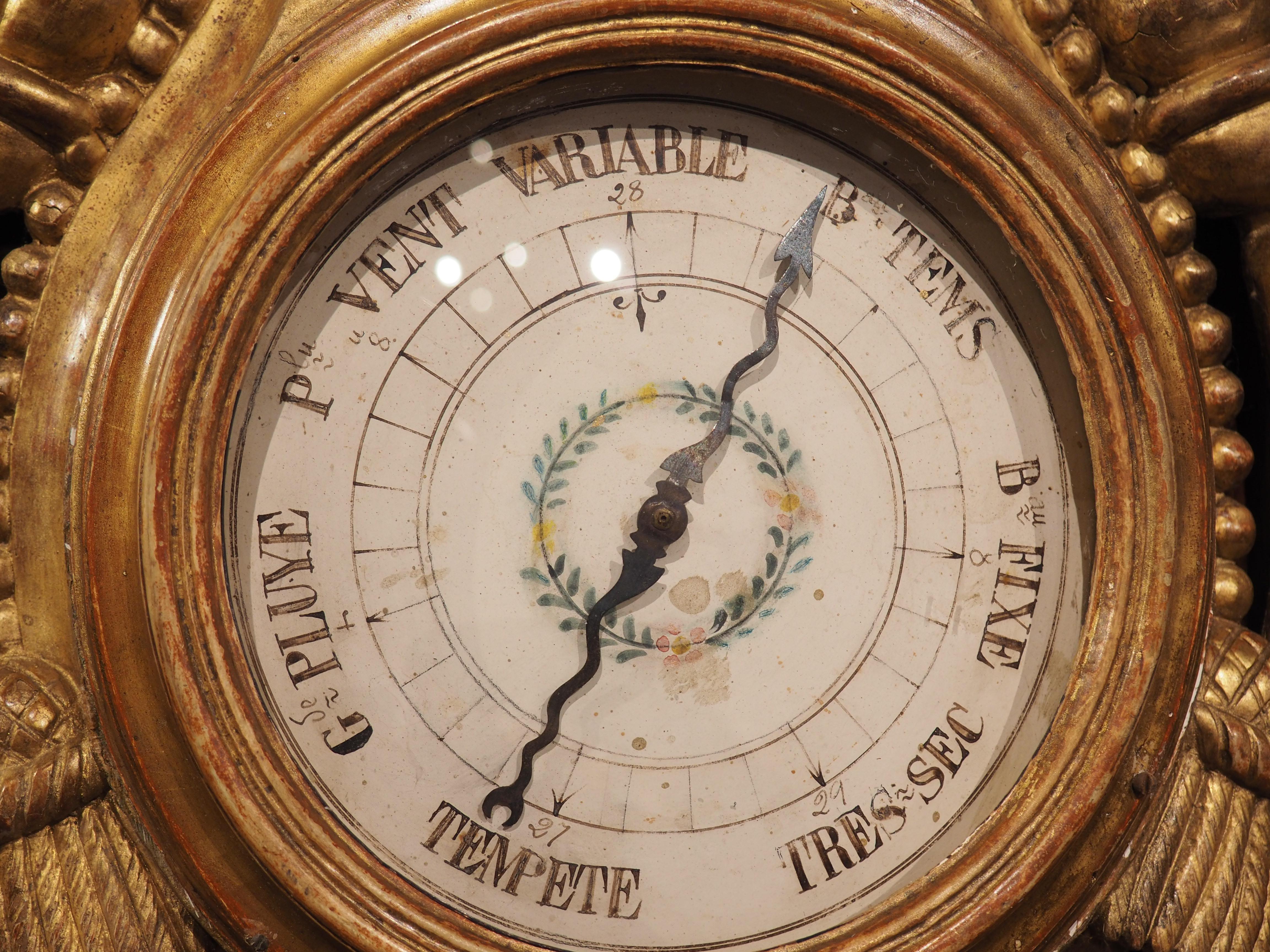 Barometer und Cartel im Louis-XVI-Stil, 19. Jahrhundert, CIRCA 1875 im Angebot 5